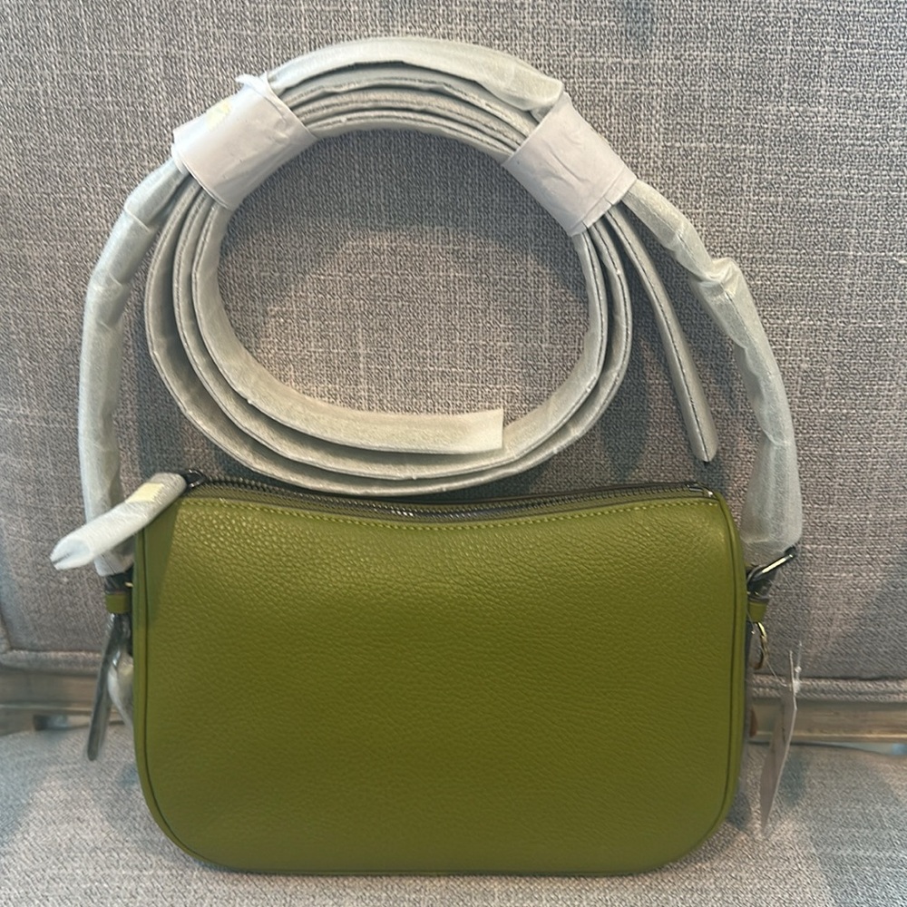 NEW- Coach Kailey Shoulder Bag Qb/bright olive - Picture 8 of 14